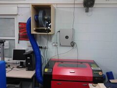 laser cutter extractor