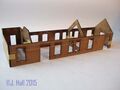Hamworthy station building - first prototype laser cut in 2mm MDF